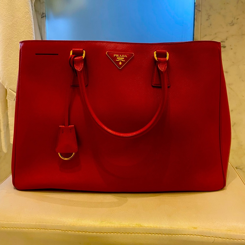 Prada top handle bag